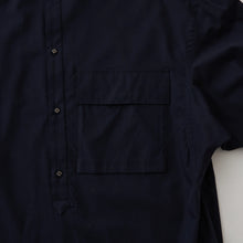 Load image into Gallery viewer, WIDE GUSSET SLEEVE PULLOVER SHIRT - NAVY