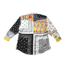 Load image into Gallery viewer, XYAGI BANDANA PATCHWORK SHIRT LS - ECEXWHITE