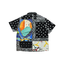 Load image into Gallery viewer, XYAGI BANDANA PATCHWORK SHIRT SS - YHYXBLK