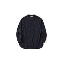 Load image into Gallery viewer, WIDE GUSSET SLEEVE PULLOVER SHIRT - NAVY