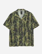 Load image into Gallery viewer, DRAGON BAMBOO CAMP COLLAR SHIRT - BLACK