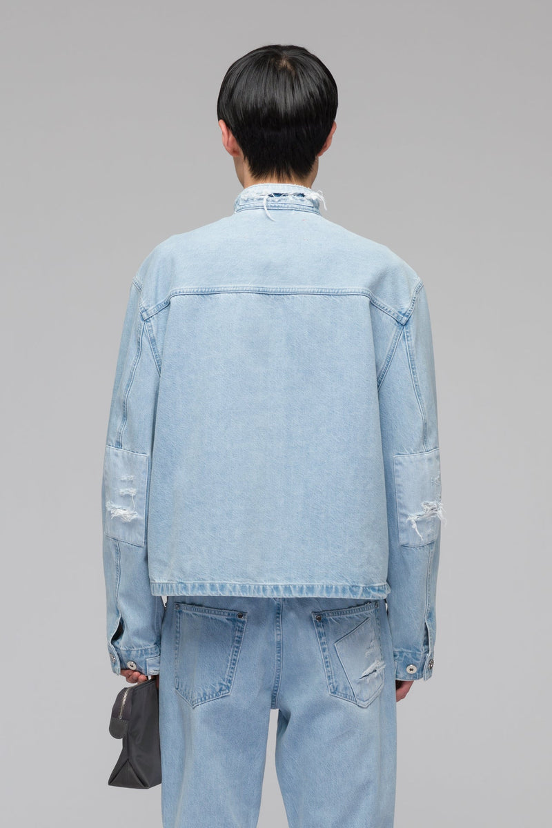 【関税込み】032c ブルー Double Shift Patchwork ジーンズ 関税込み】032c ブルー Double Shift Patchwork ジーンズ Blue