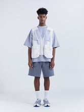 Load image into Gallery viewer, COASTAL POCKET VEST - CLEAR GREY