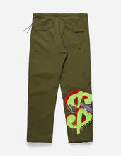 Load image into Gallery viewer, MAHA WARHOL DOLLAR SNOPANTS - OLIVE