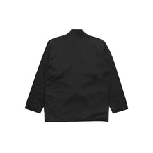 Load image into Gallery viewer, UTILITY KIMONO OVER SHIRT ITALIAN COTTON LINEN - BLACK