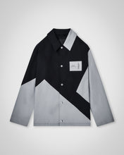 Load image into Gallery viewer, GEOMETRIC OVERSHIRT - GREY/BLACK