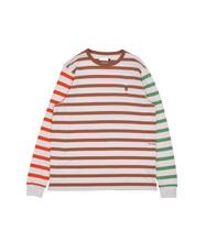 Load image into Gallery viewer, MIFFY EMBROIDERED STRIPED LONGSLEEVE T SHIRT - MULTI
