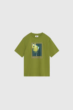 Load image into Gallery viewer, ASA SPRAY PAINT T-SHIRT GOTS - FATIQUE GREEN
