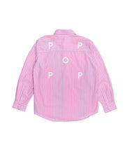 Load image into Gallery viewer, LOGO STRIPED SHIRT - PINK
