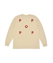 Load image into Gallery viewer, LOGO LONGSLEEVE T-SHIRT - WHITE PEPPER/RIO RED
