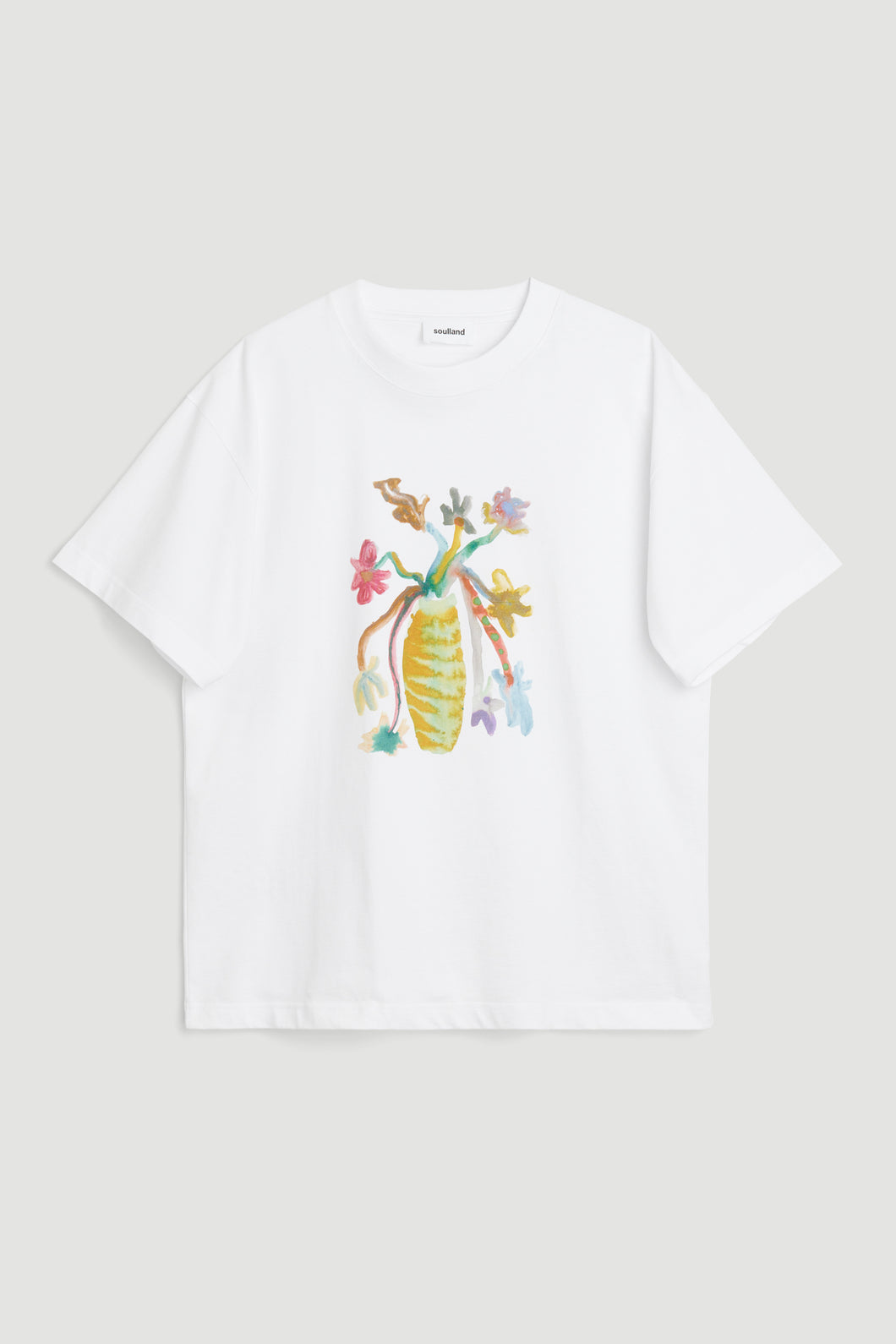 KAI FLOWER T-SHIRT - WHITE