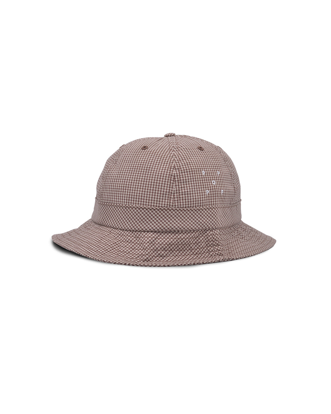BELL HAT - BROWN GINGHAM
