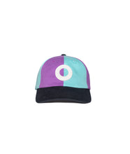 Load image into Gallery viewer, FIEP SIXPANEL HAT - VIOLA/PEACOCK GREEN

