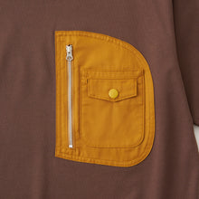 Load image into Gallery viewer, D POCKET T-SHIRT - BROWN
