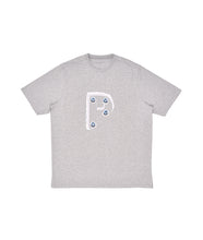 Load image into Gallery viewer, MEES LETTERS LOGO T-SHIRT - GREY HEATHER
