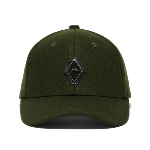 DIAMOND WOOL CAP - PINE GREEN