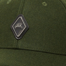 Load image into Gallery viewer, DIAMOND WOOL CAP - PINE GREEN
