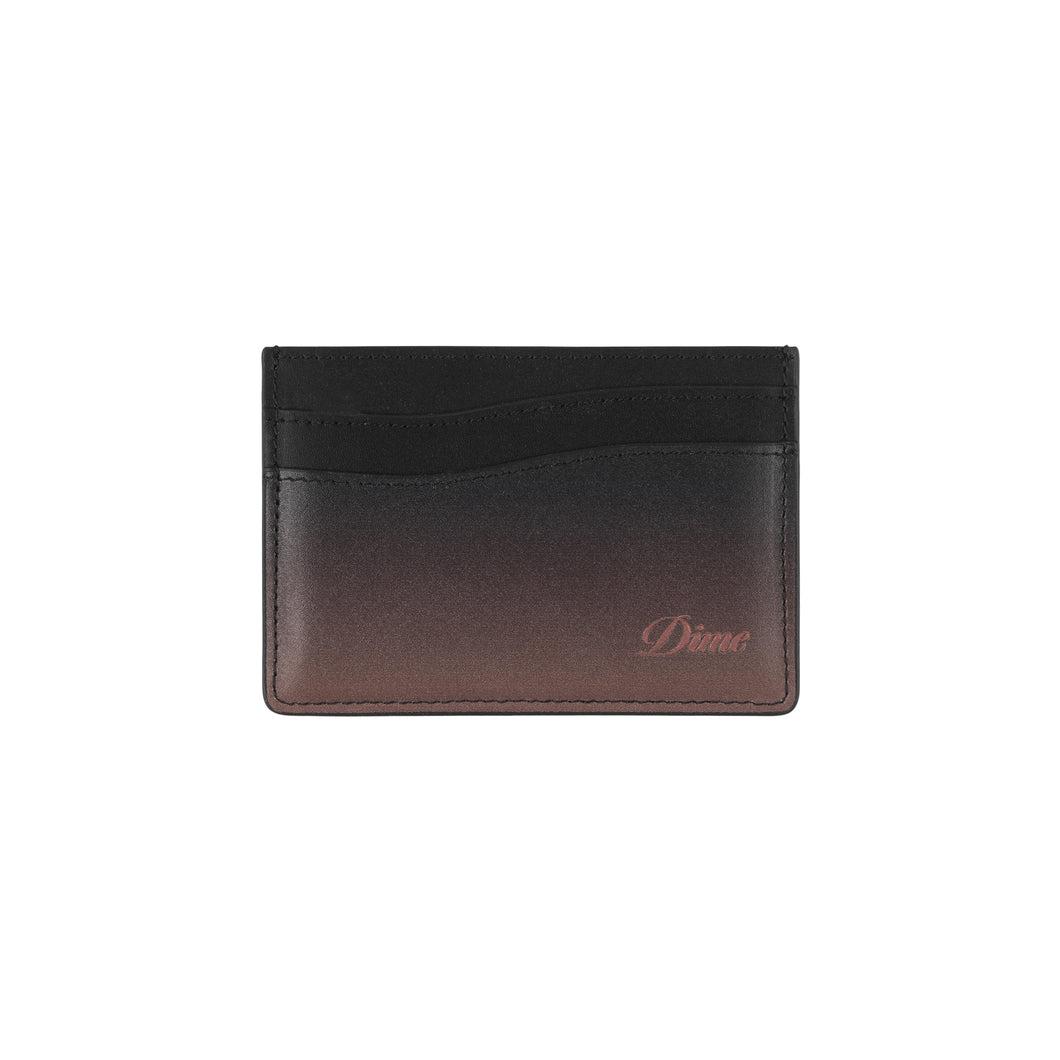 CURSIVE GRADIENT CARDHOLDER - COPPER