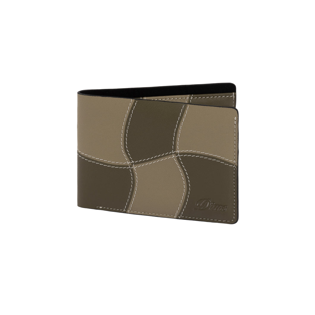 WAVE LEATHER WALLET - SAGE