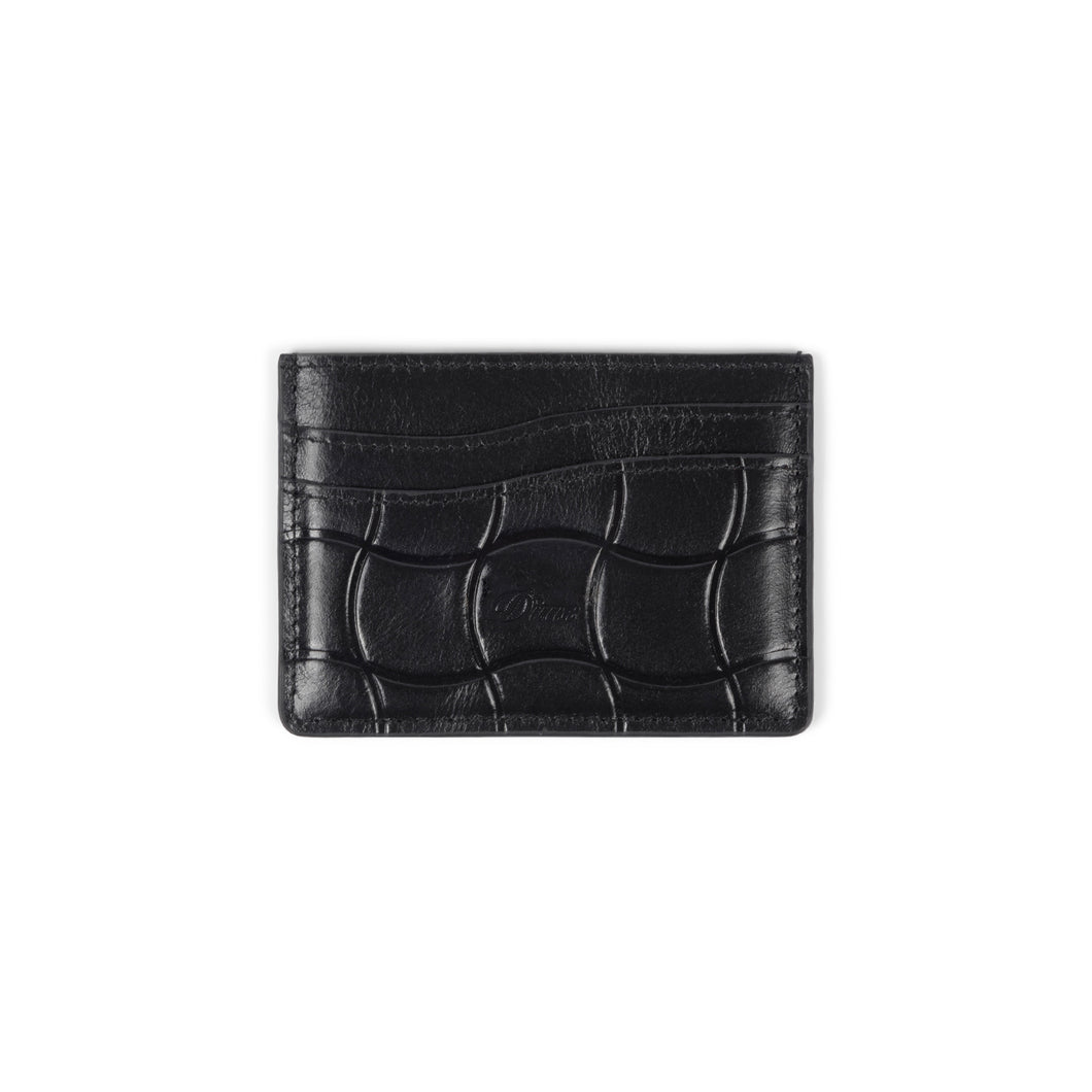 CLASSIC QUILTED CARDHOLDER - BLACK