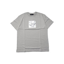 Load image into Gallery viewer, KNITTED FOIL GRID SS T SHIRT - BONE
