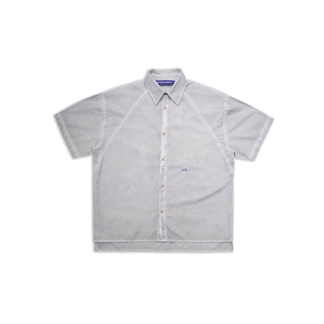 WOVEN MILLBANK SS SHIRT - GREY