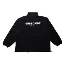Load image into Gallery viewer, SUBSCRIBE NYLON PULLOVER - BLACK

