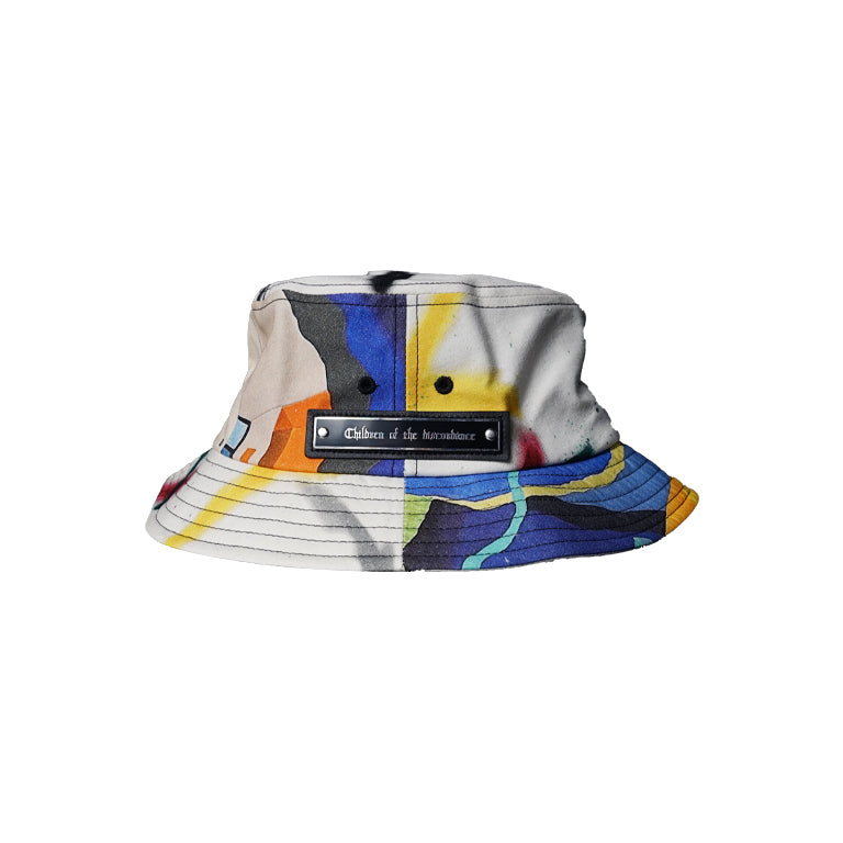 XYAGI BANDANA PATCH BUCKET HAT - CPDXNAVY