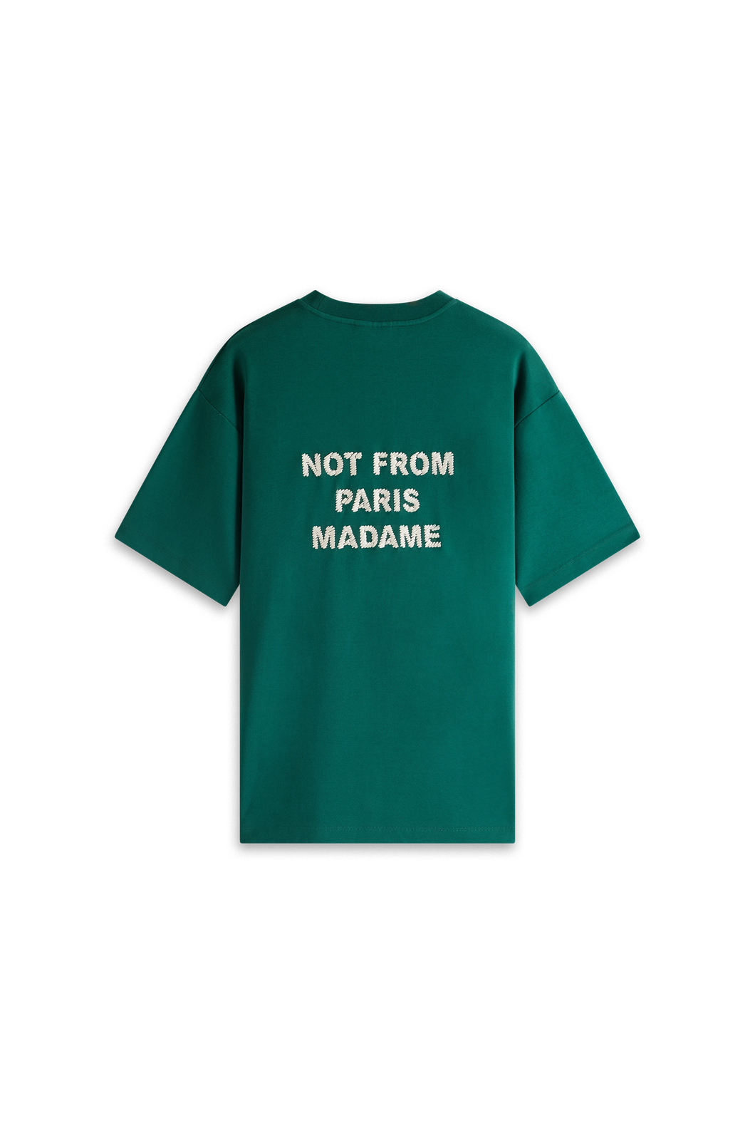 LE T-SHIRT SLOGAN - FOREST GREEN