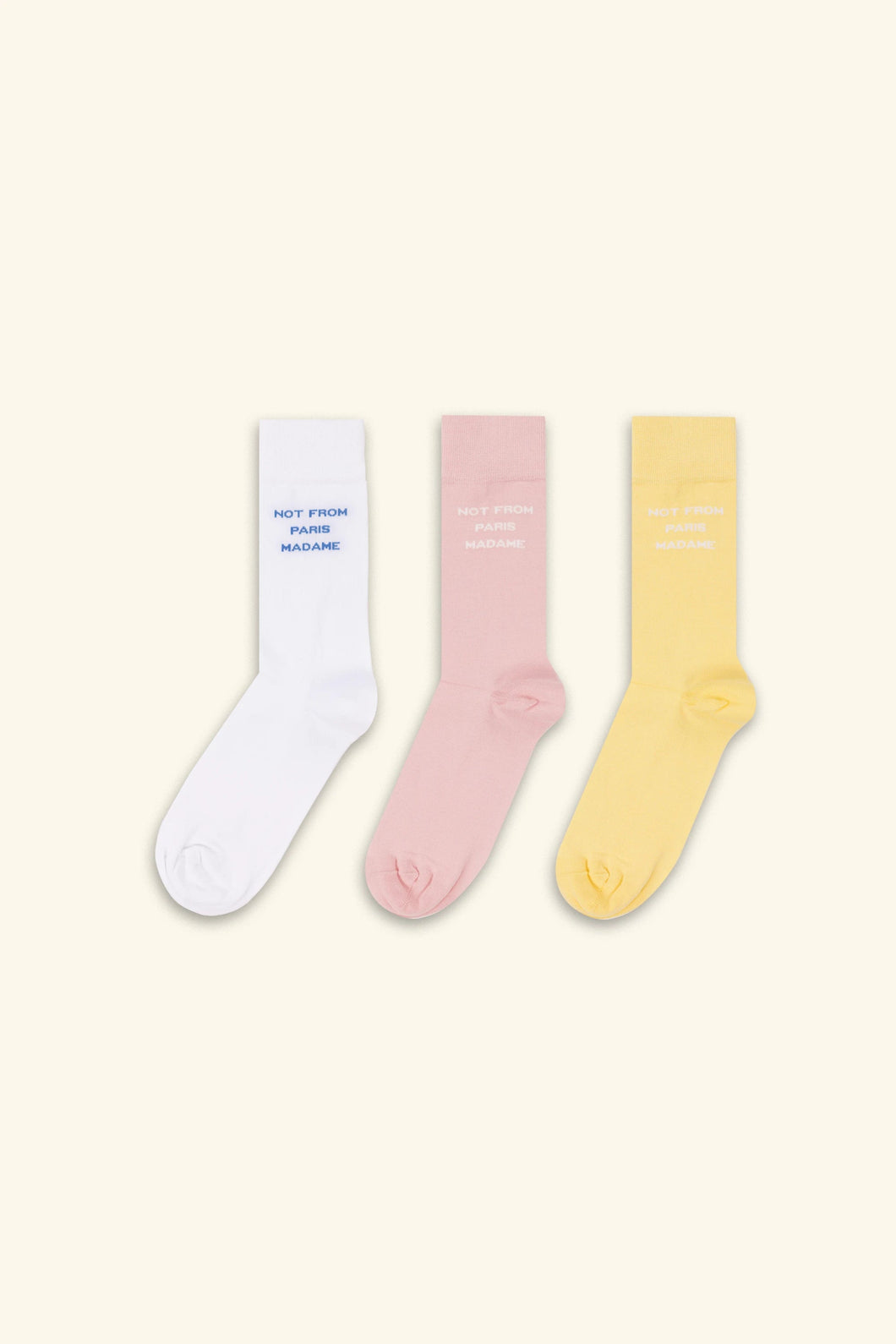 LA CHAUSSETTE SLOGAN - MULTICOLOR