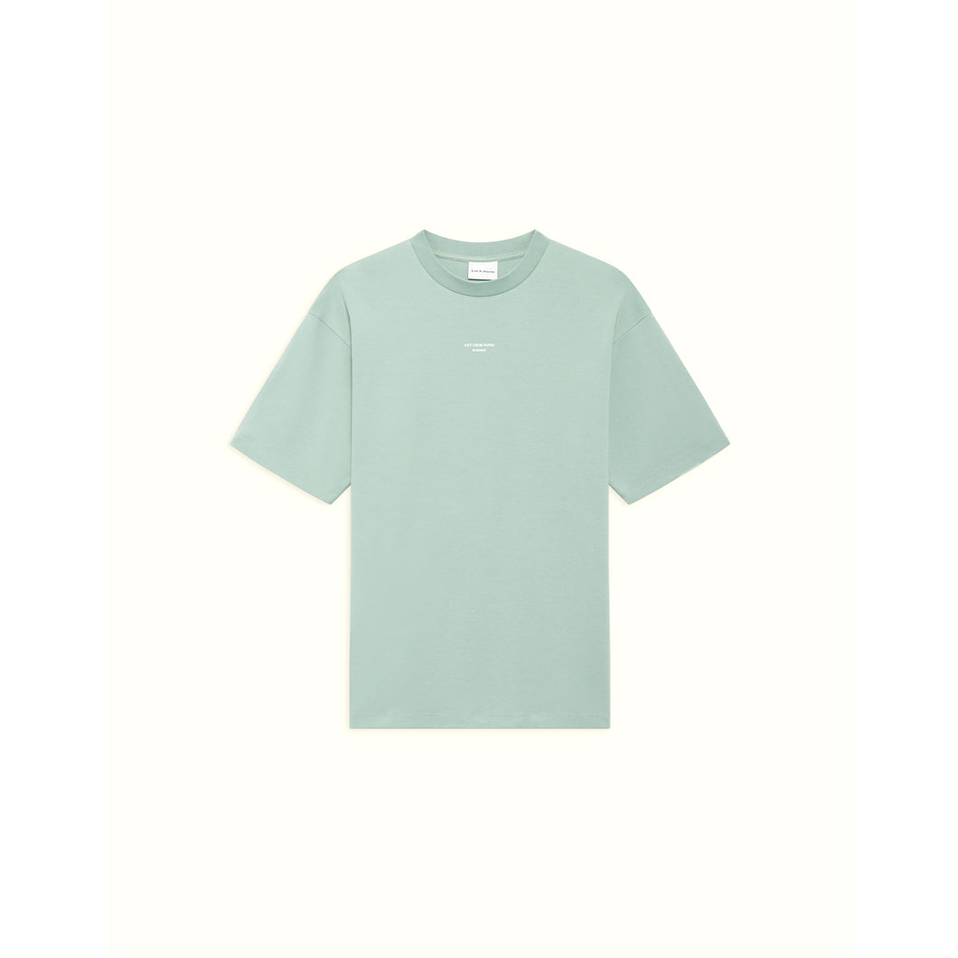 LE T-SHIRT SLOGAN  CLASSIQUE - WATER GREEN