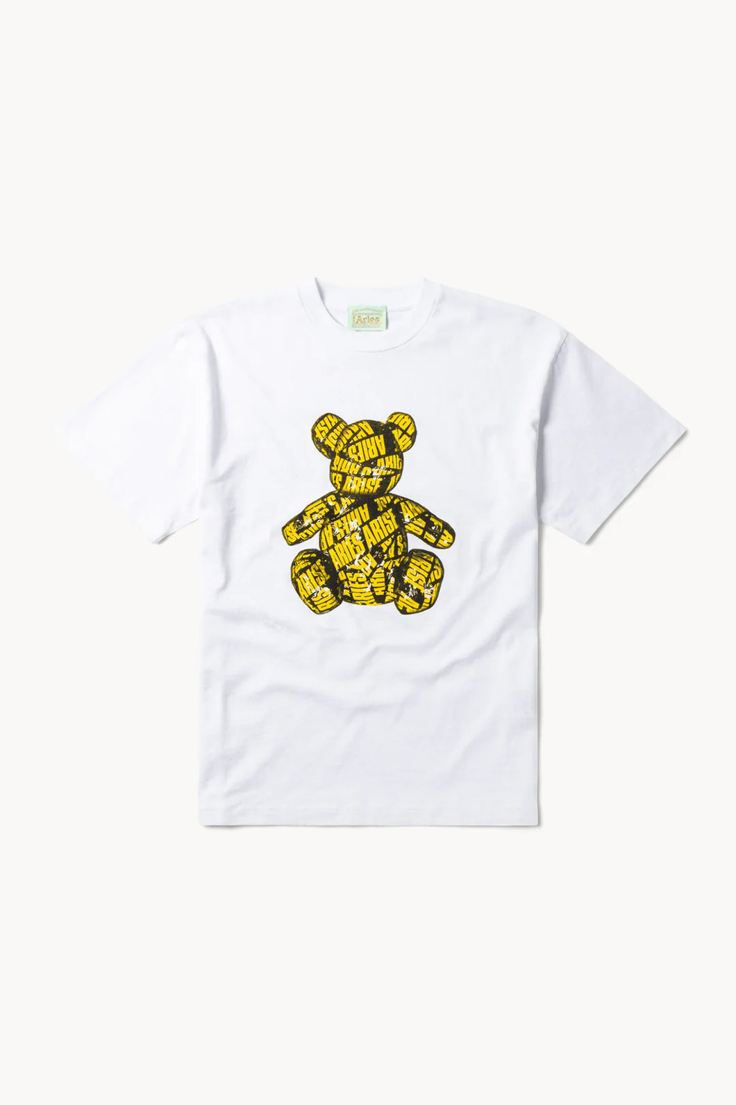 TAPED TEDDY SS TEE - WHITE