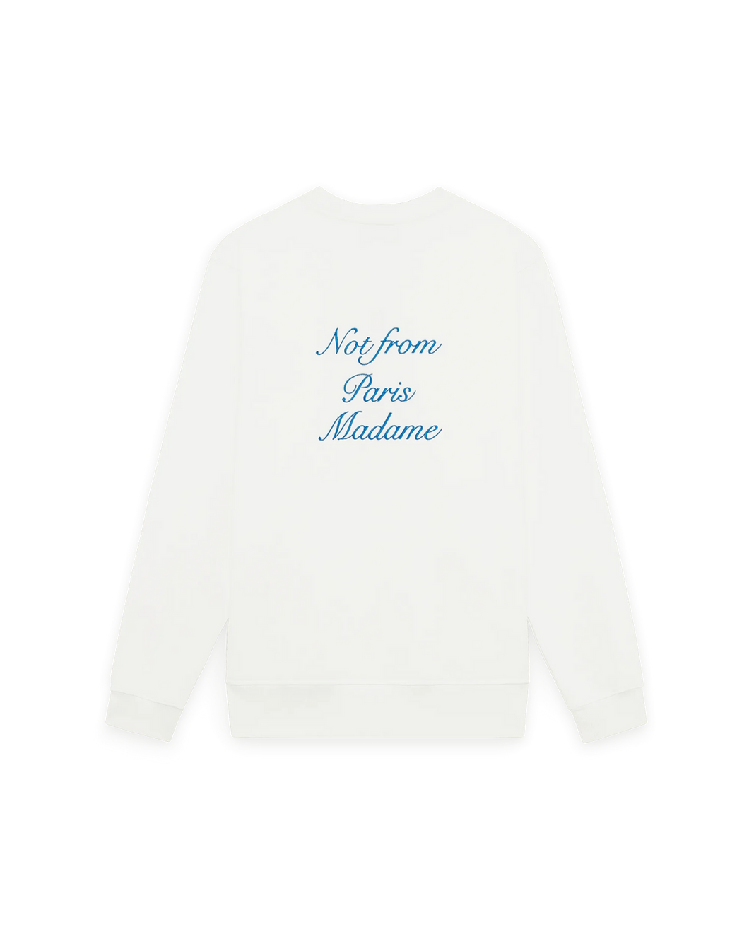 LE SWEATSHIRT SLOGAN CURSIVE - OFF WHITE