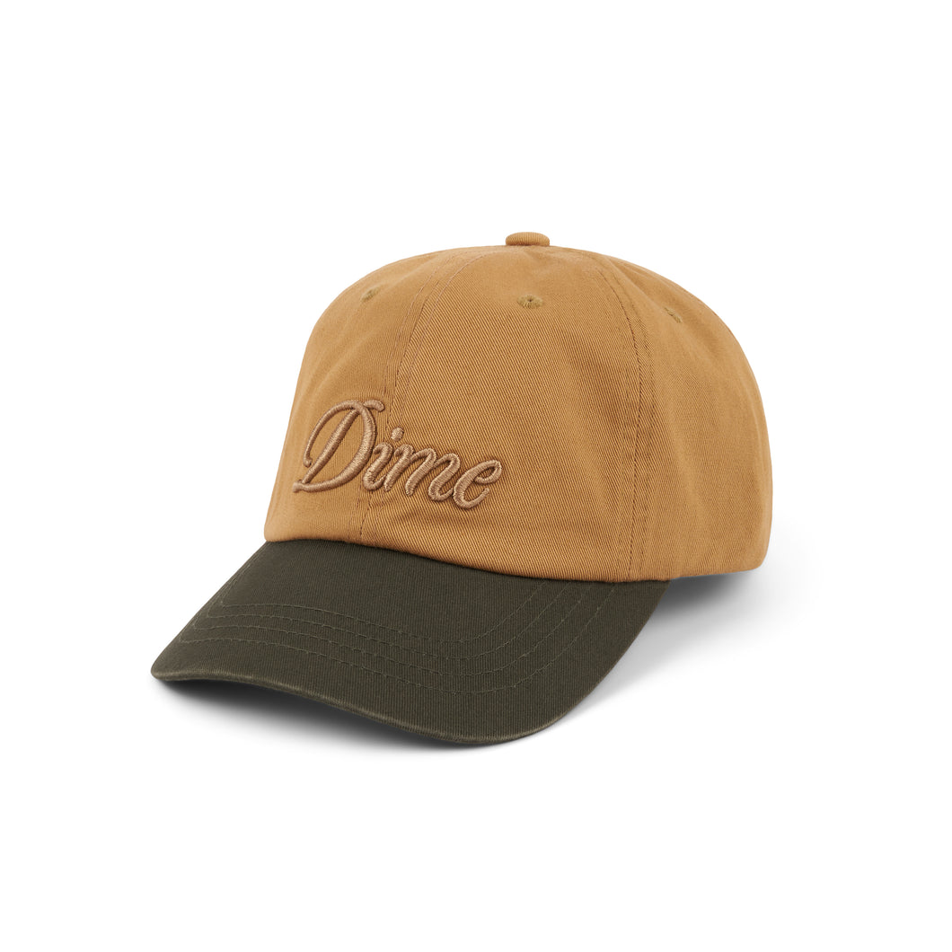 CURSIVE LOW PRO CAP - WHEAT GREEN