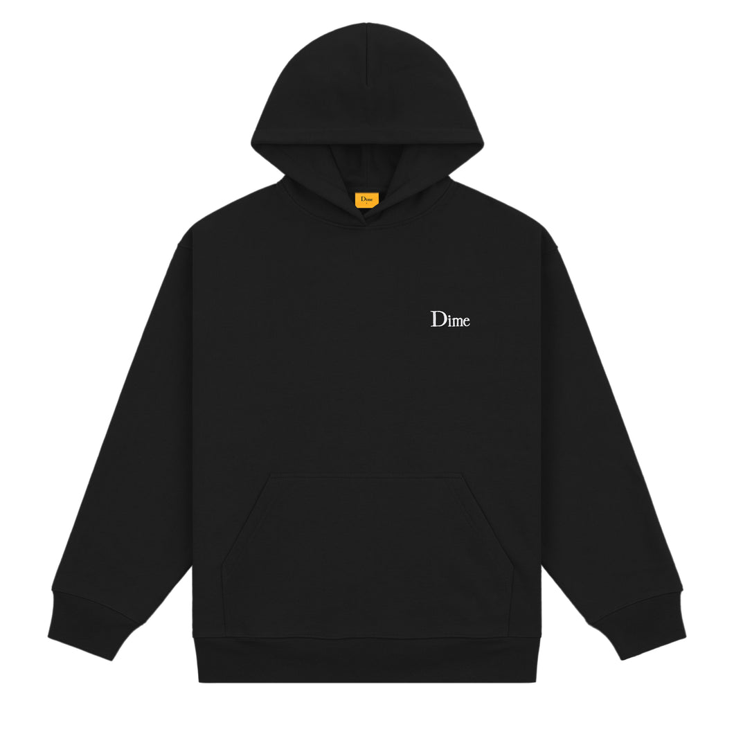 CLASSIC SMALL LOGO HOODIE - BLACK