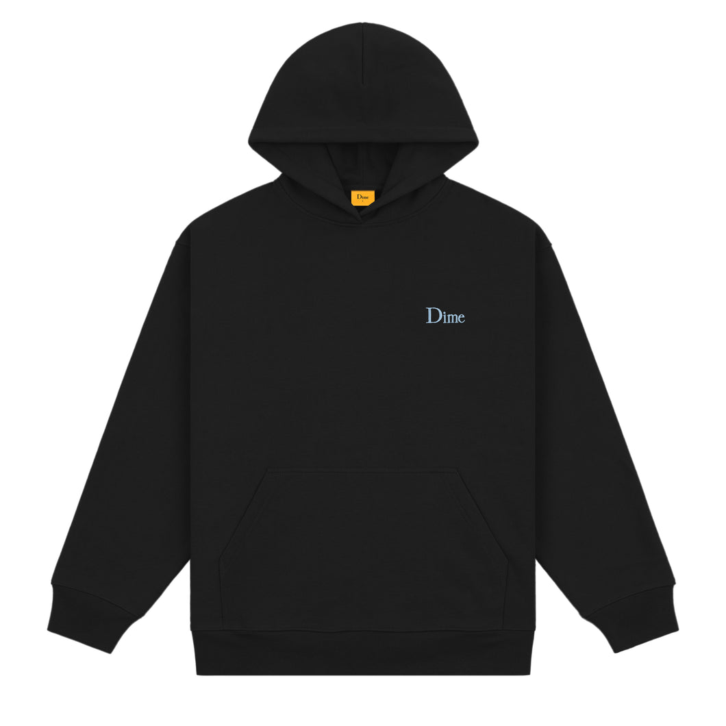 CLASSIC SMALL LOGO HOODIE - BLACK