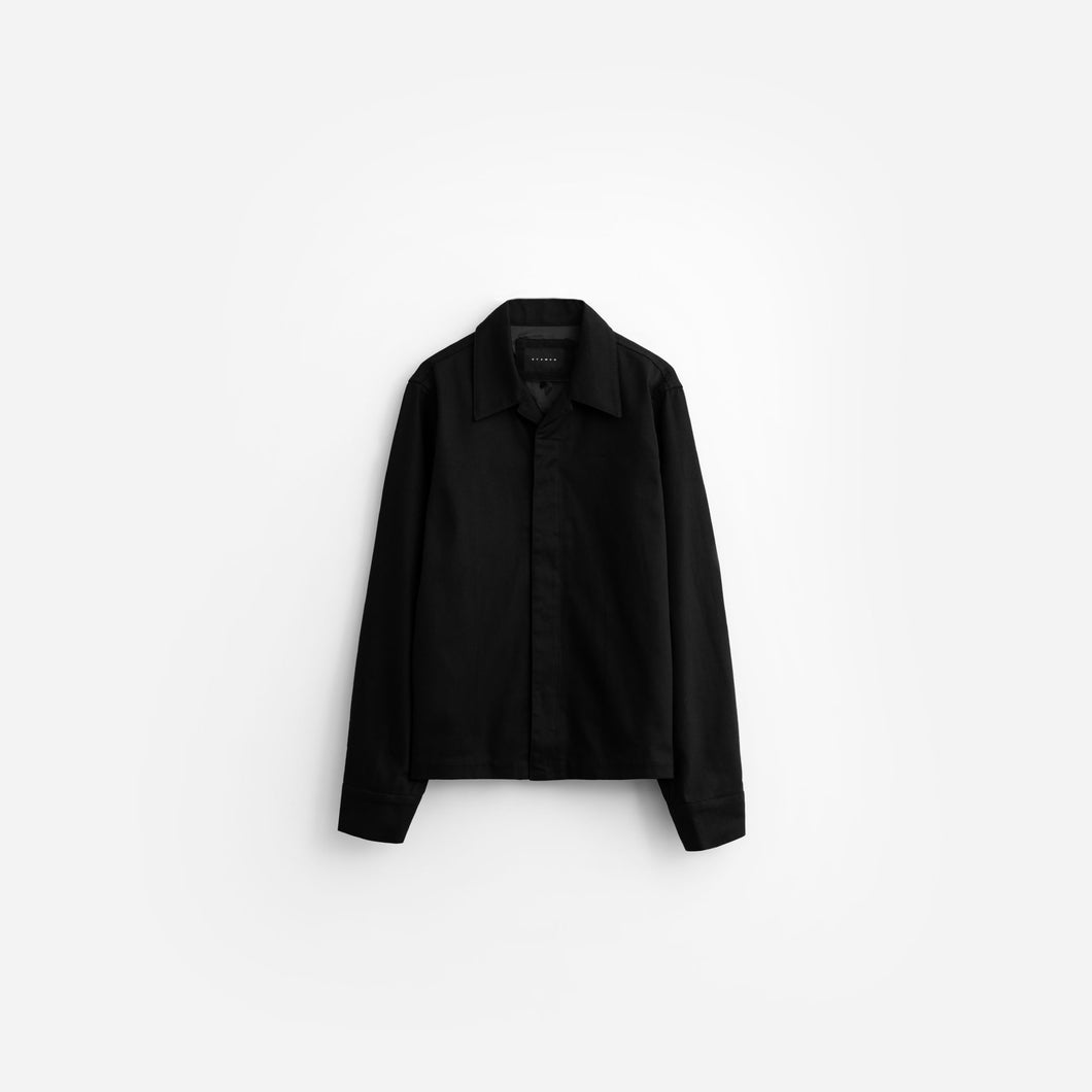 BUTTONDOWN JACKET - BLACK