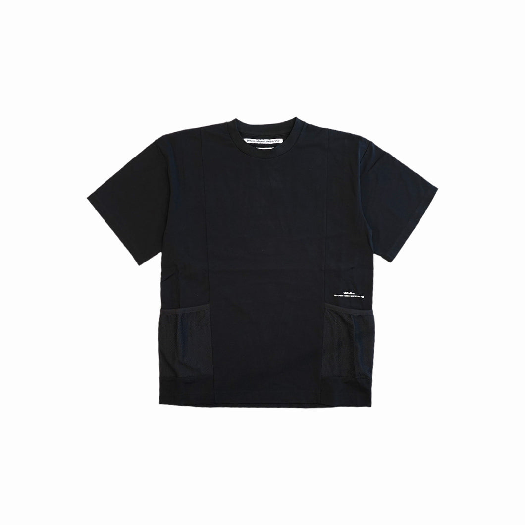 SIDE POCKETS T-SHIRT - BLACK