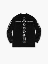 Load image into Gallery viewer, INNER SPACE LONGSLEEVE T SHIRT - BLACK
