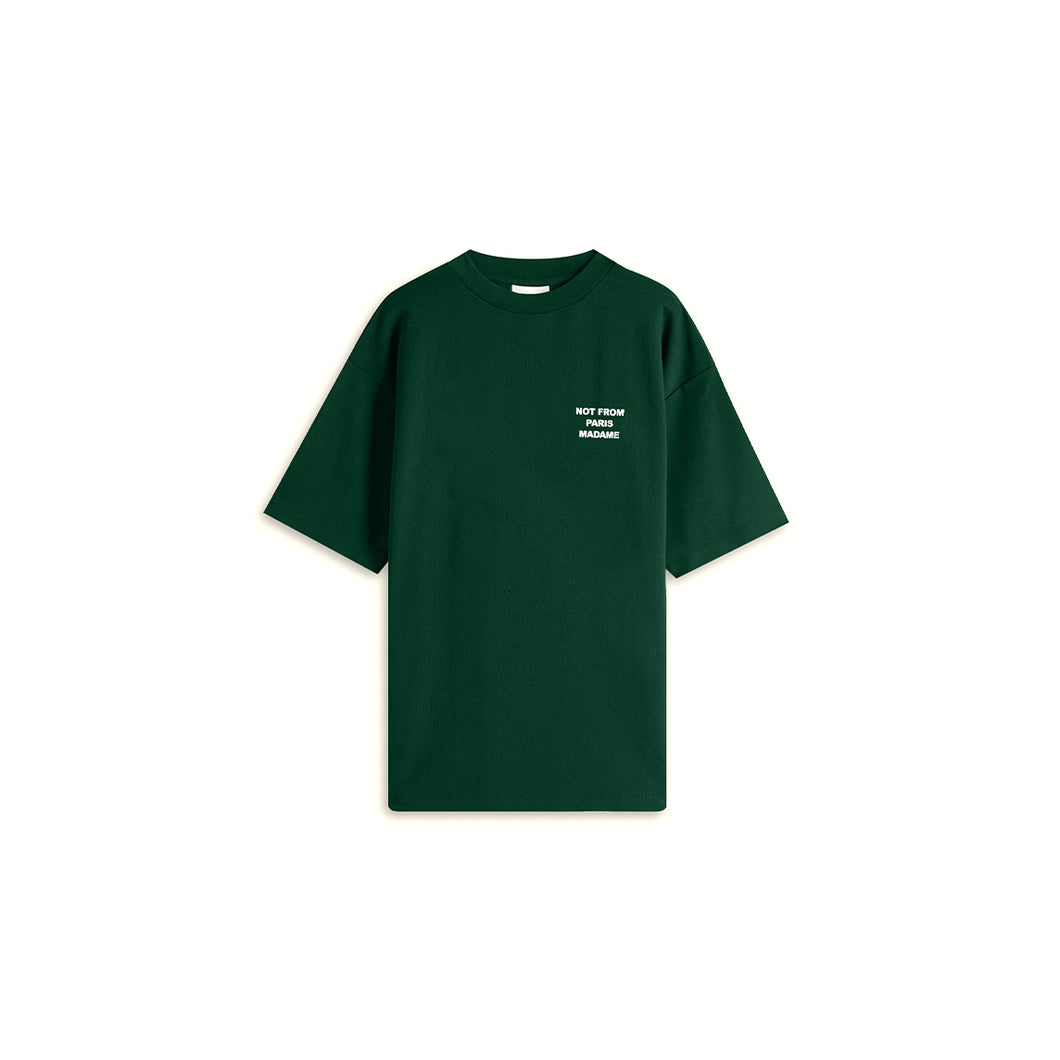 LE T-SHIRT SLOGAN - DARK GREEN