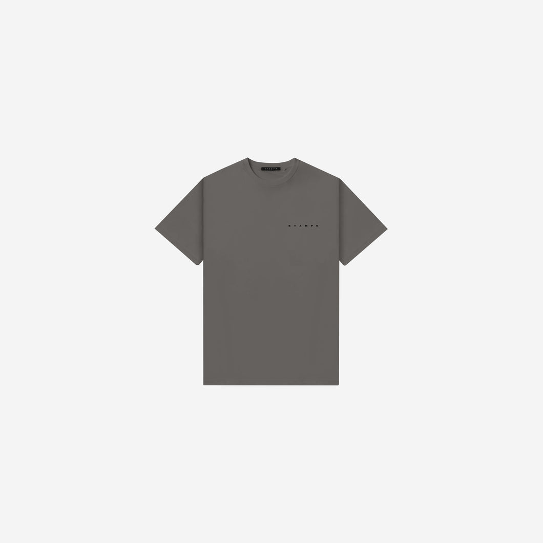 GARMENT DYED PERFECT TEE V2 - ROCK TAUPE