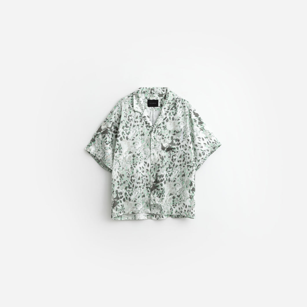 OCEAN LEOPARD CAMP COLLAR BUTTONDOWN - OCEAN LEOPARD PRINT