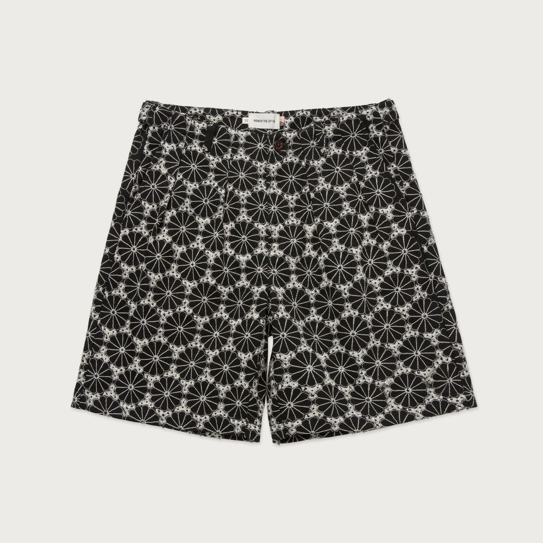 LEGACY EYELET SHORT - BLACK