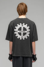 Load image into Gallery viewer, MACHINERY OVERSIZED BOX-CUT T SHIRT - FADED BLACK
