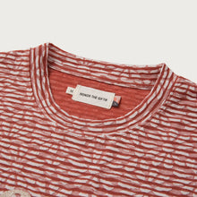 Load image into Gallery viewer, STRIPE BOX TEE - BRICK
