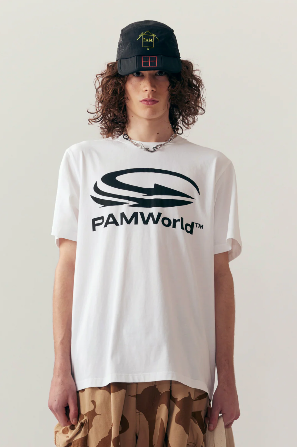 P.A.M. WORLD SS TEE - WHITE