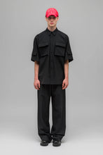 Load image into Gallery viewer, TAILORED FLAP POCKET SHIRT - BLACK
