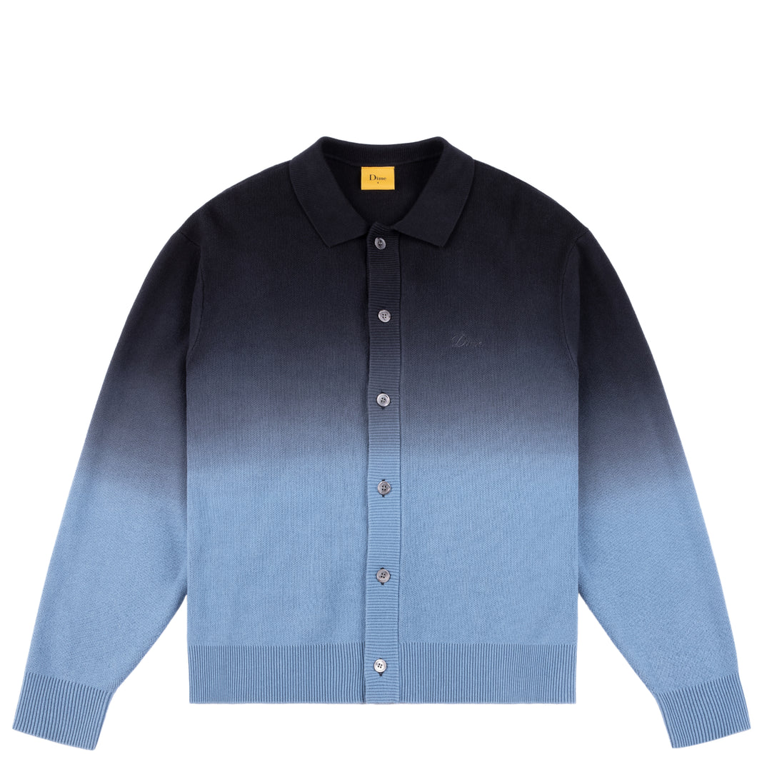 DIPPED CARDIGAN - ICY BLUE