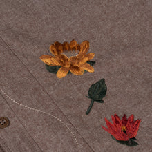 Load image into Gallery viewer, LOTUS BUTTON UP SS - HEATHER BROWN
