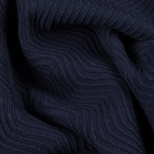 Load image into Gallery viewer, WAVE KNIT SS SHIRT - DARK INDIGO
